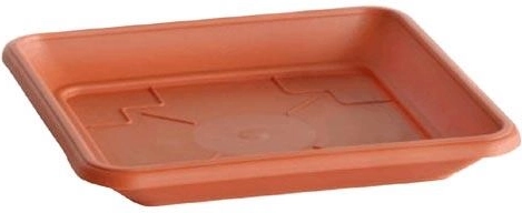 Čtvercová miska pod květináč 41 × 41 cm