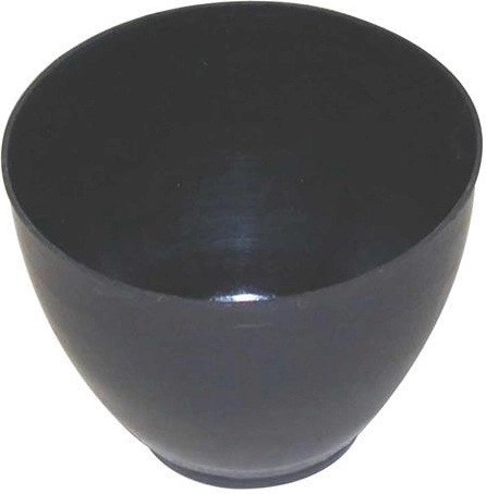 Kónická miska na sádru z plastu a gumy