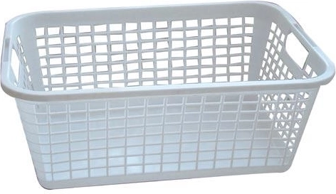 Koš na prádlo plastový 67 × 45 × 27 cm, mix barev