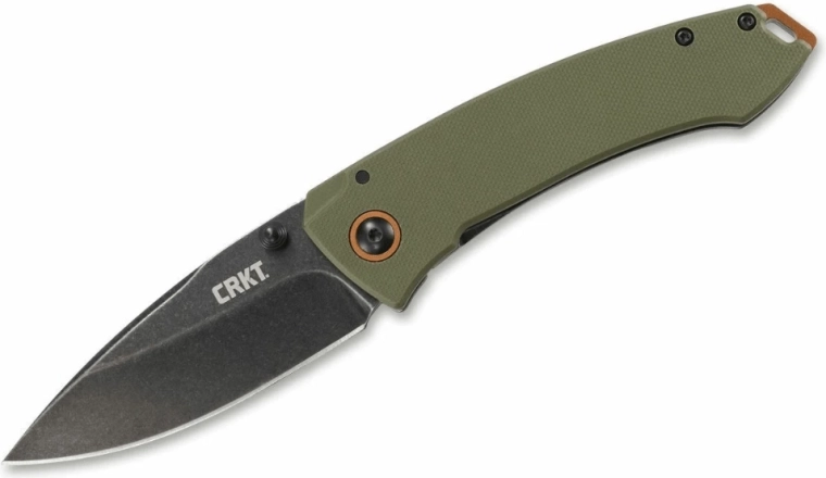 CRKT Tuna OD Green kapesní nůž 8,2 cm, stonewash, G10