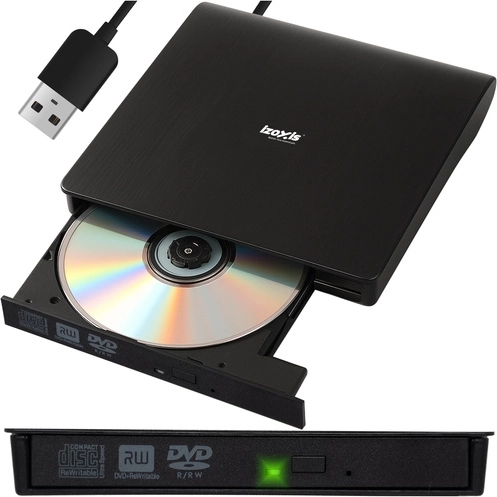 Externí CD/DVD mechanika s vypalovačkou Izoxis