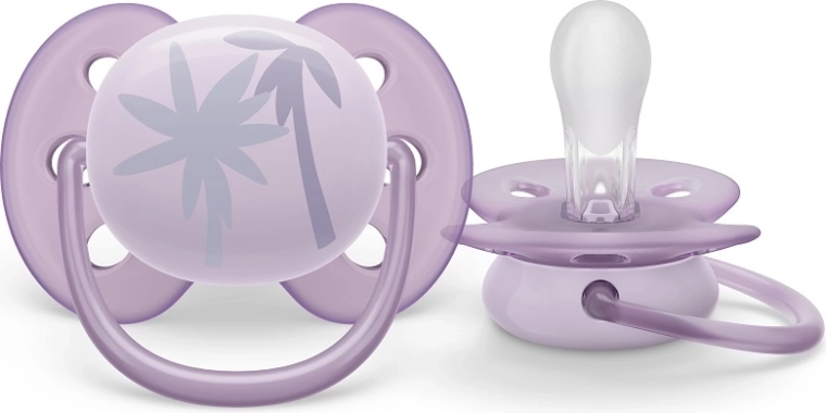 Philips Avent šidítko UltraSoft Premium 0–6 m, fialové, 1 ks
