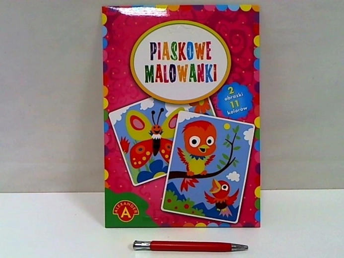 Piaskové malování pískem – Ptáčci a motýli