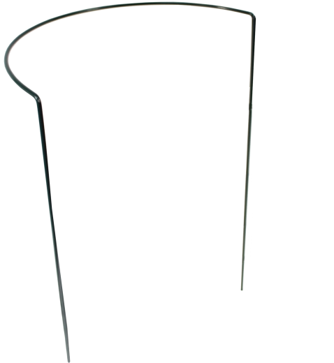 Opora pro rostliny s objímkou 35 × 39 cm, zelená