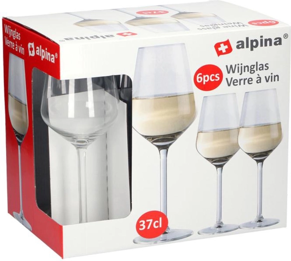 Alpina sklenice na bílé víno 370 ml (6 ks)