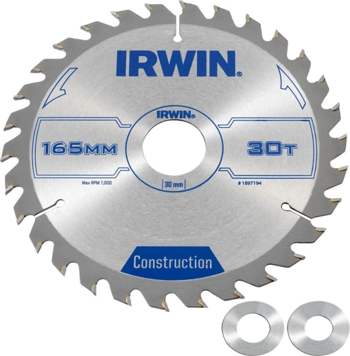 Pilový kotouč IRWIN 165 mm, 30 zubů, tenký řez