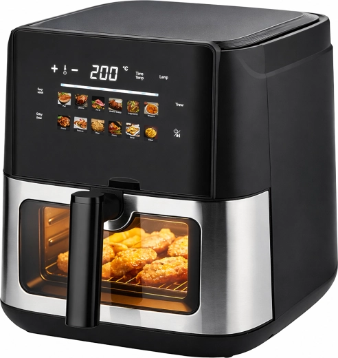 Horkovzdušná fritéza air fryer 8 l 1700 w s 12 programy