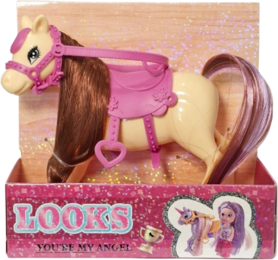 Koník na česání s doplňky