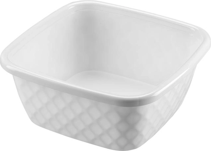 Plastové čtvercové umyvadlo 9 l HEIDRUN