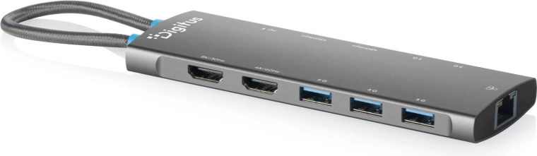 Dokovací stanice USB-C s 11 porty, HDMI 8K a Power Delivery 100 W