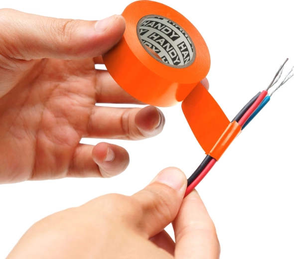 Oranžová PVC izolační páska 19 mm × 10 m