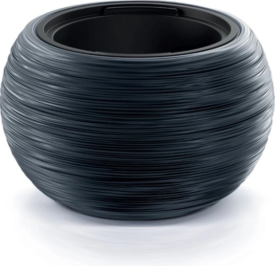 Květináč Furu Bowl s vložkou 37,8 cm – antracit