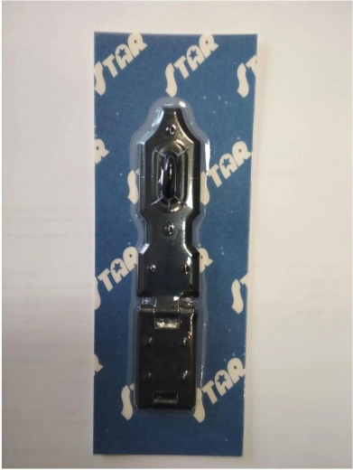 Kloubová petlice 140 mm černá