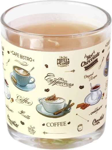 Vonná svíčka ve skle Cafe Bistro 7 × 8 cm, 135 g