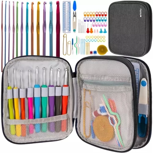 Sada háčků na háčkování 86 ks od Ruhhy