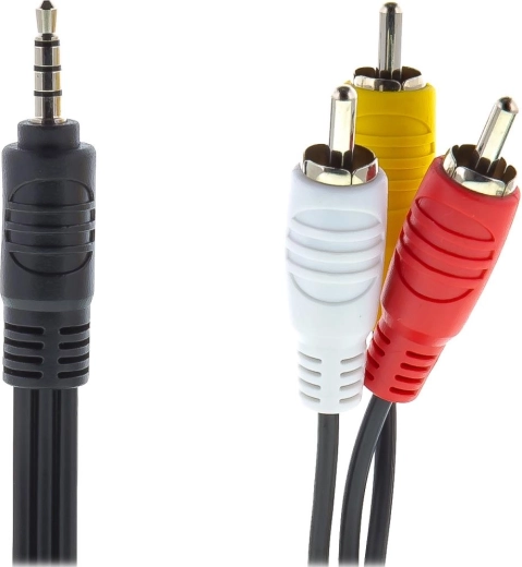 Sencor AV kabel 3,5mm jack na 3× RCA, 1,5 m