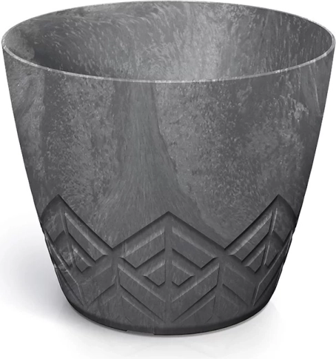 Květináč s betonovým efektem marengo 15,8 cm