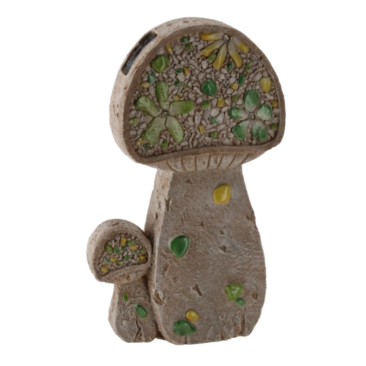 Zahradní dekorace houby s LED osvětlením