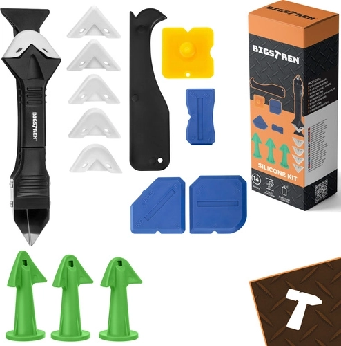 Sada špachtlí a hrotů na silikon 14 ks BIGSTREN