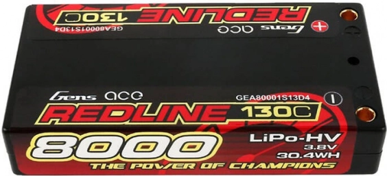 Lipo baterie Gens Ace Redline 8000mAh 3,8V 130C
