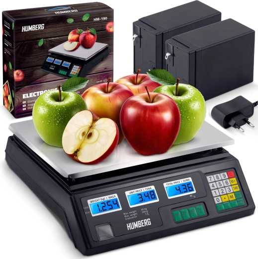 Elektronická obchodní váha 40 kg HUMBERG HM-190