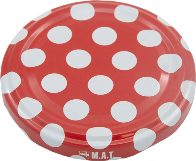 Víčko na zavařování TWIST 66 puntík – sada 10 ks