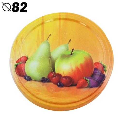 Zavařovací víčka Twist-off 82 mm s motivem hrušky