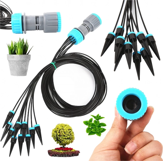 Automatický kapkový zavlažovací systém pro zahradu a květináče