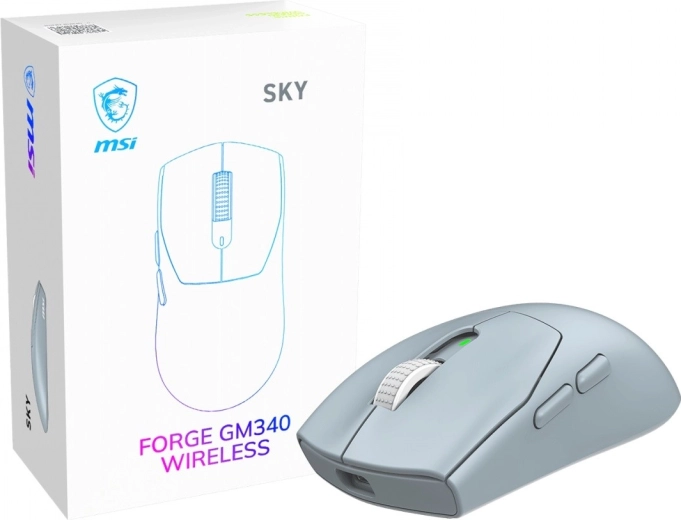 MSI Forge GM340 Wireless Sky bezdrátová herní myš
