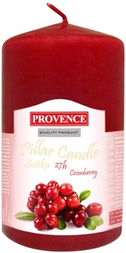 Svíčka válec s vůní brusinky 6 × 11,1 cm