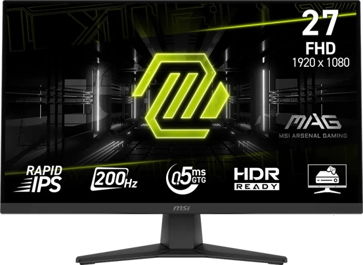 Monitor 27" MAG 272F LED, Full HD, 200 Hz, plochý, černý