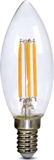Solight retro LED žárovka svíčka E14 4 W 3000 K 440 lm