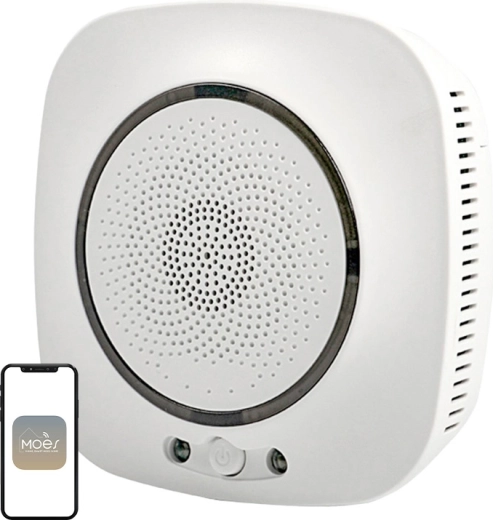 Moes Wi‑Fi detektor plynu WSS-S-GL