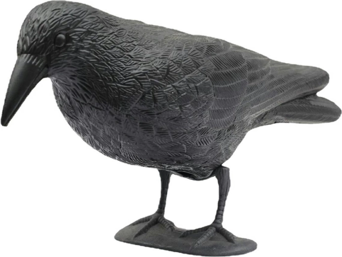 Plastový havran odpuzovač ptáků
