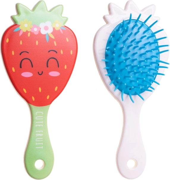 Dětský kartáč na vlasy se zelenou rukojetí