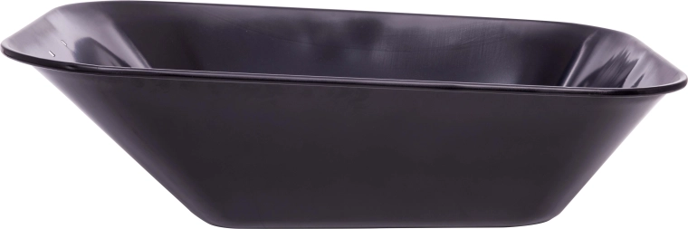 Korba na stavební kolečko 60 l černá tažená