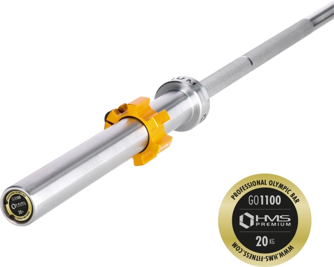 Olympijská osa HMS Premium 220 cm s rychlouzávěry