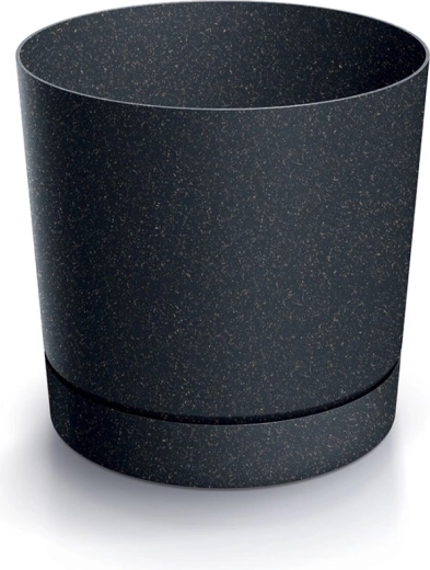 květináč tubo p eco wood 14,7 cm antracit