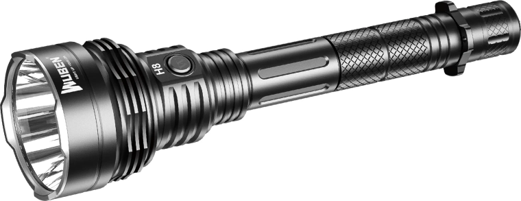 Wuben H8 Deluxe Kit taktická svítilna 1800 lm, černá sada