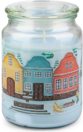 Vonná svíčka ve skle PROVENCE vesnička 95 hodin