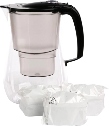 Filtrační džbán Onyx 4,2 l černý + 3× hořčíková filtrační vložka