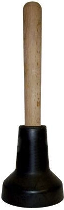 Zvon na čištění výlevek černý 9 cm