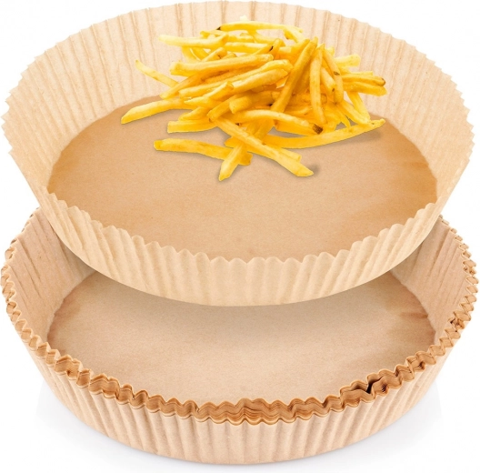Papírové kulaté vložky do horkovzdušné fritézy 20 cm, 50 ks