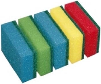 Houbička na nádobí Maxi 9,5 × 7 × 3 cm, 5 ks