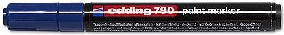 Lakový popisovač edding 790 – modrý, 2–3 mm