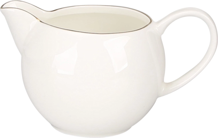 Bella zlatá linie porcelánová mléčenka 380 ml krémová