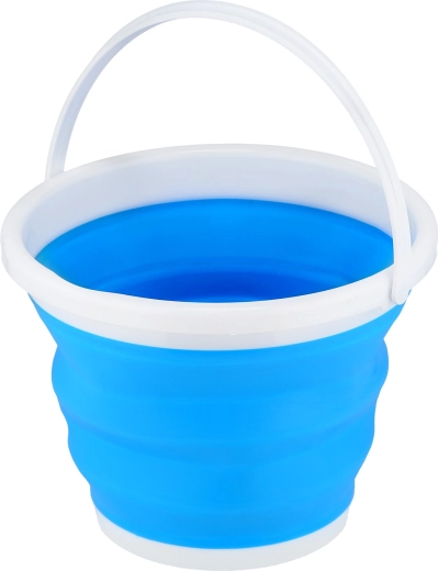 Skládací kbelík NILS Camp 10 l – modrý