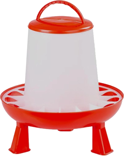 Krmítko a napáječka pro drůbež 6 kg s nožičkami