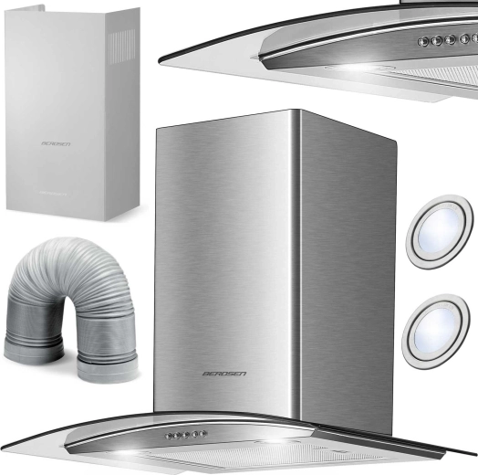 Komínový kuchyňský odsavač 60 cm BERDSEN BT-202 Inox