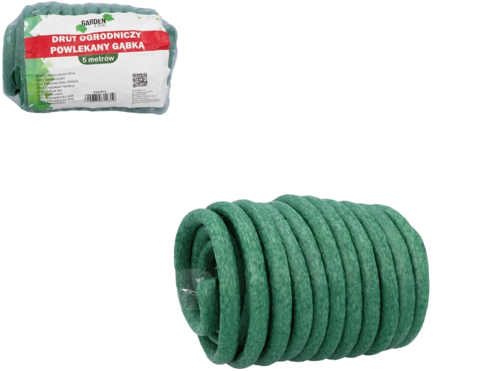 Zahradní drát s pěnovým potahem 5 m